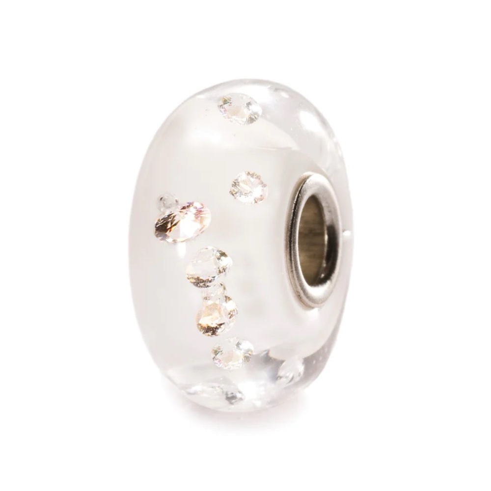 Trollbeads The Diamond Bead in White